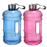Portable 2.2 L Plastic Water Bottle and Drink Container for Sport, Workout, Gym, Bike