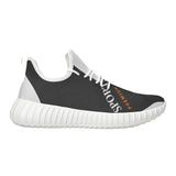 SportsGearOutdoors Logo Mesh Knit Sneakers - White Soles