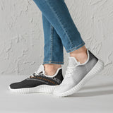 SportsGearOutdoors Logo Mesh Knit Sneakers - White Soles