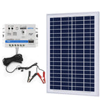 ACOPOWER 25W Off-grid Solar Kits, 5A charge controller with SAE
