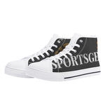 SportsGearOutdoors White Sole High-Top Canvas Shoes